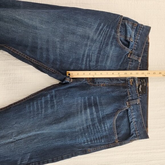 Vintage Y2K Rocawear Jeans Men's 40x34 Med Wash Wide Leg RN# 106830 Logo Pocket - Picture 6 of 16